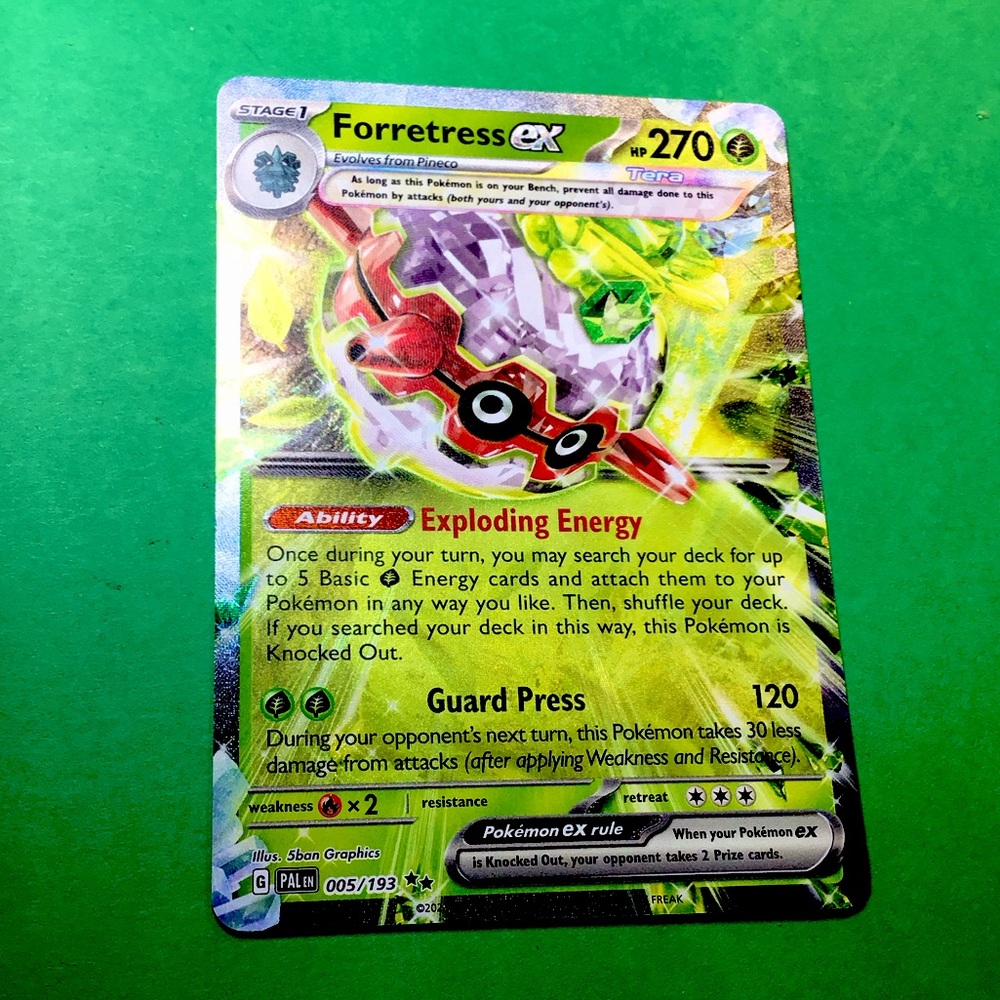 2023 FORRESTESS EX #005/193 PALDEA EVOLVED HOLO DOUBLE RARE